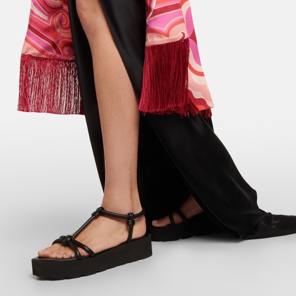 Leather Platform Sandals - Picture 5 of 5